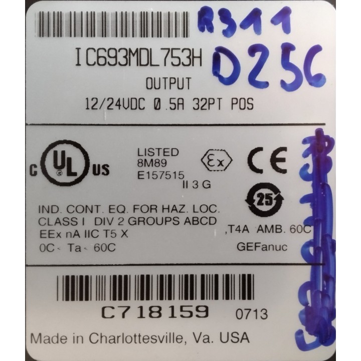 Module FANUC IC693MDL753H