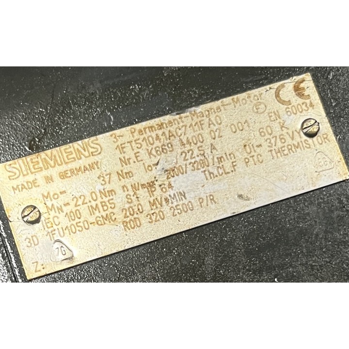 SIEMENS 1FT5104-1AC71-1FA0