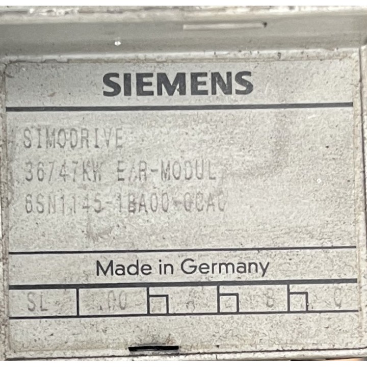 6SN1145-1BA00-0CA0 Simodrive E/R-Modul Int. 36/47kW