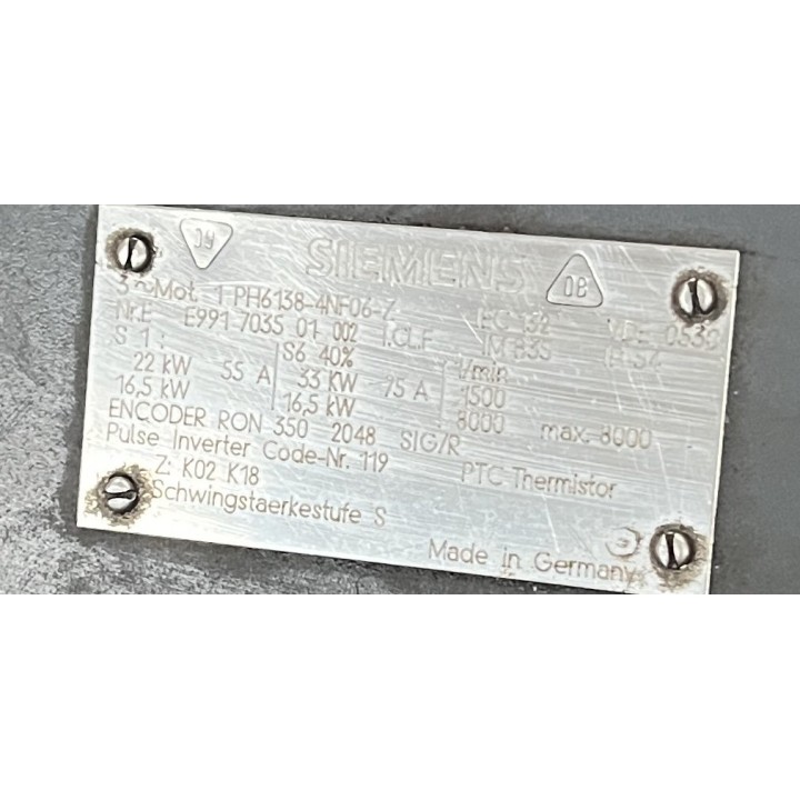 siemens 1PH6138-4NF06-Z