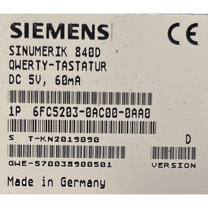 6FC5203-0AC00-0AA0 SIEMENS