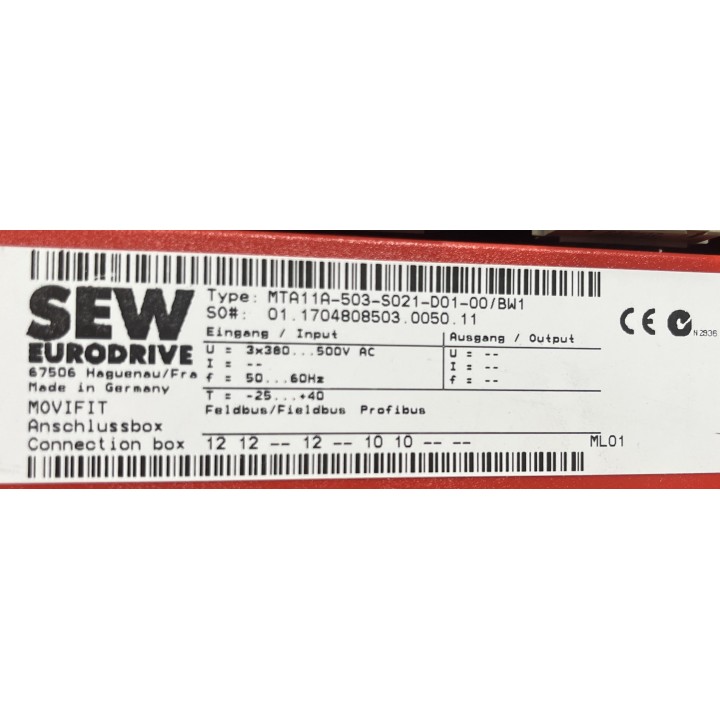 SEW Movifit SEW MTA11A-503-S021-D01-00