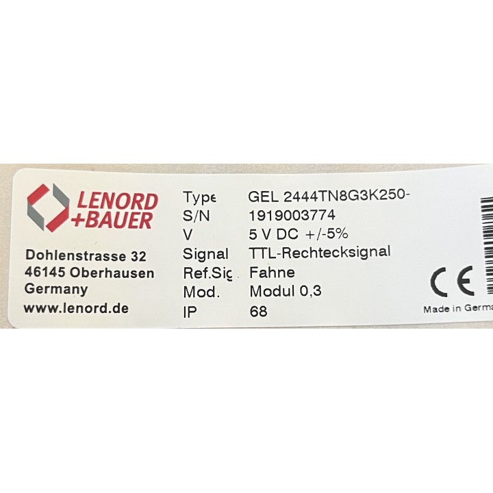 Capteur LENORD+BAUER  GEL 2444TN8G3K250