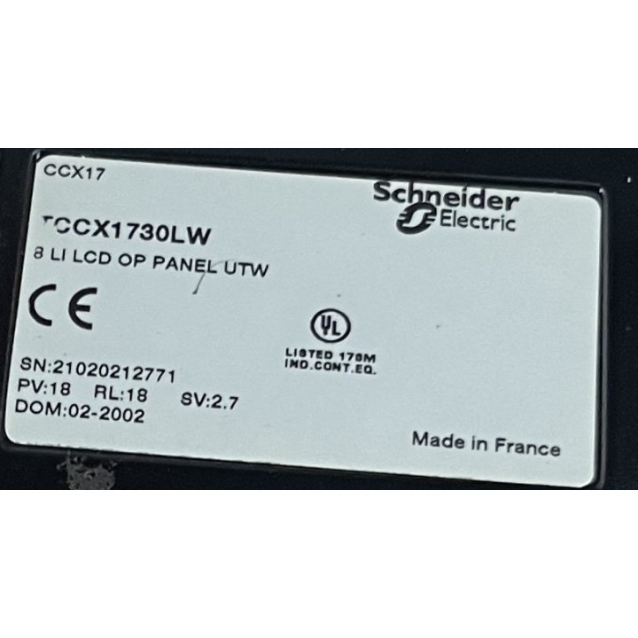 TCCX1730LW Pupitre opérateur CCX17 Schneider Telemecanique