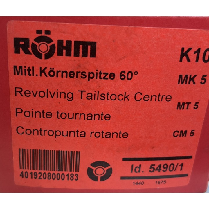 Pointe tournante Rohm K10 CM5 Id 5490/1
