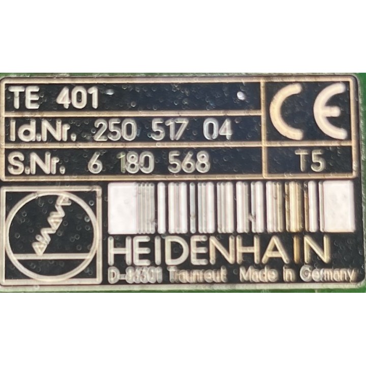 Pupitre HEIDENHAIN TE 401 Id.Nr 250 517 04