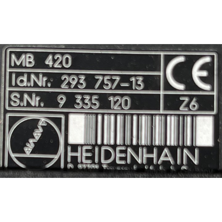 HEIDENHAIN MB420 Idnr 293 757-45