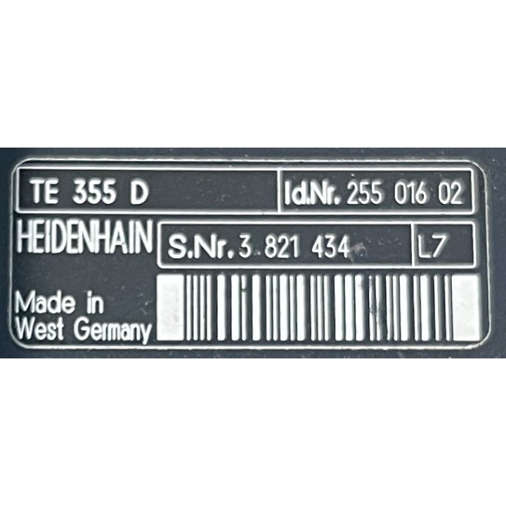 Pupitre HEIDENHAIN TE 355 D Id Nr 255 016 02