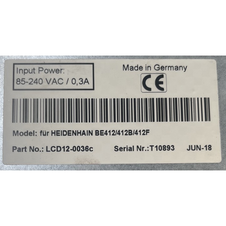 Ecran HEIDENHAIN BE412B