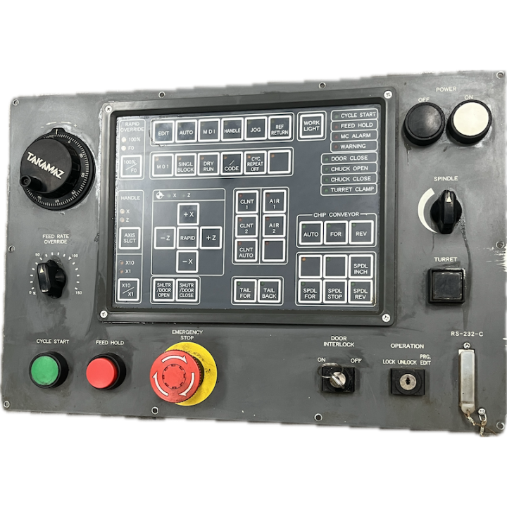TAKAMAZ Operator Control Panel CNC for lathe F10A23025 X-150 PLUS