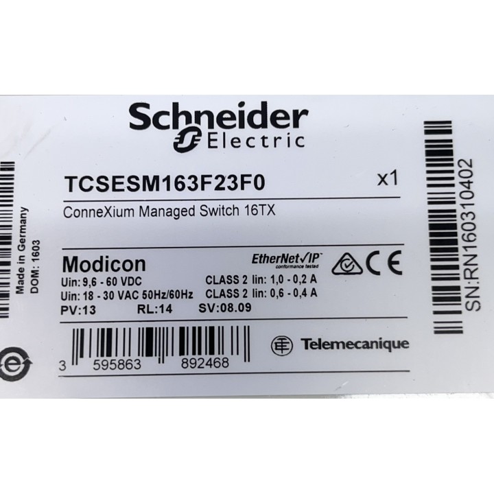 switch Ethernet - 16 ports cuivre Schneider TCSESM163F23F0
