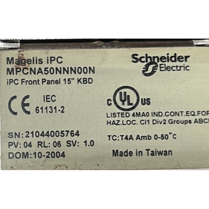 Pc Industriel Schneider MPCBN02NAA00A  MPCNA50NNN00N Magelis IPC