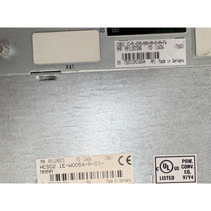Variateur REXROTH HCS02.1E-W0054-A-03-NNNN avec carte REXROTH CSB01.1C-PL-ENS-NNN-S-NN-FW