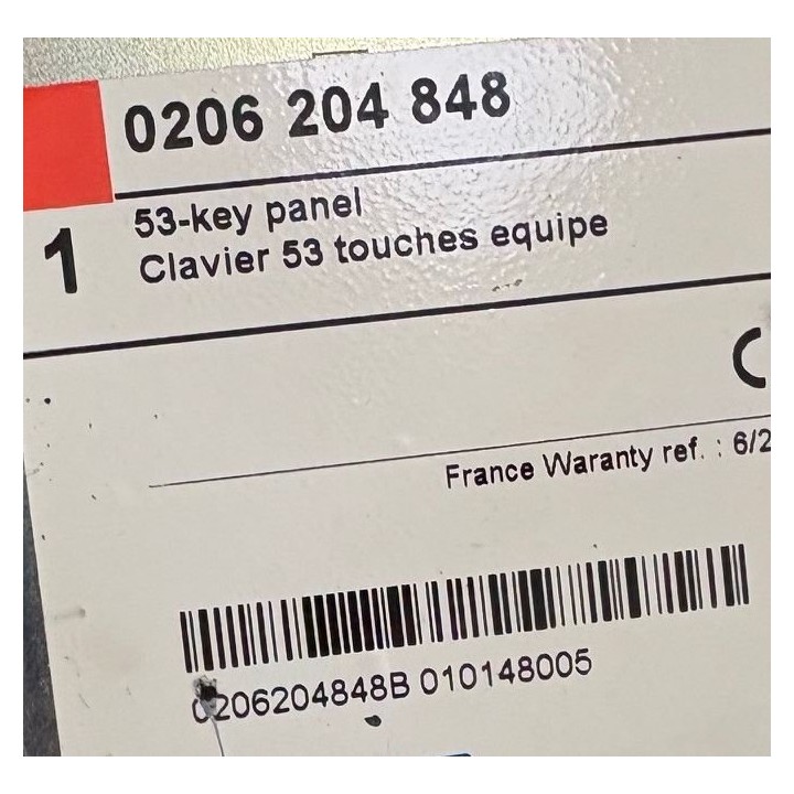 Clavier 53 touches NUM 0206204848 NUM 206204848