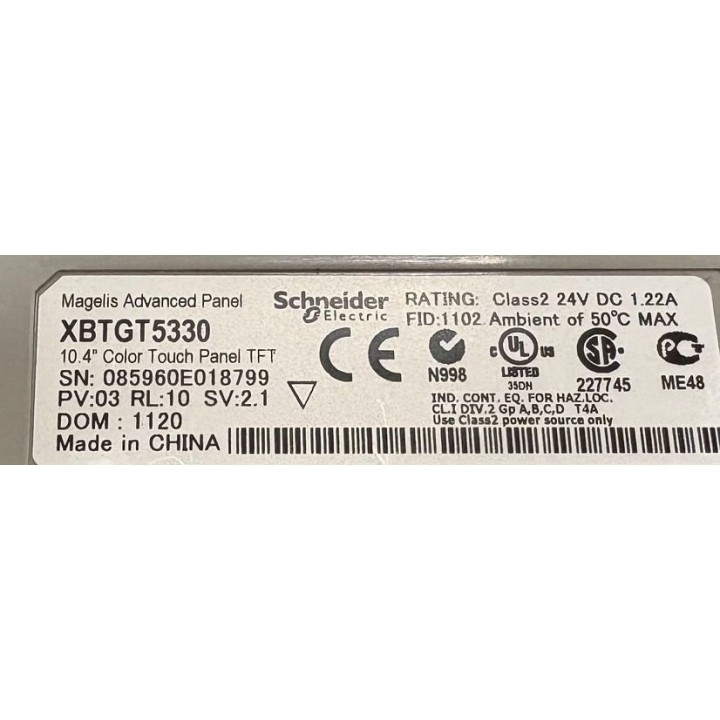 Pupitre afficheur SCHNEIDER XBTGT5330