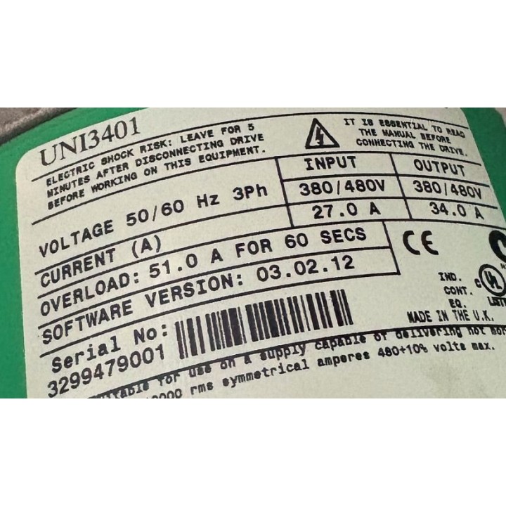 CONTROL TECHNIQUES UNI3401