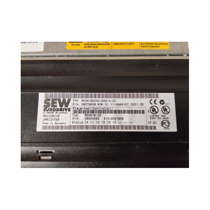 Variateur SEW MDX61B0040-5A3-4-00