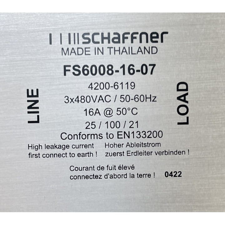 Filtre Schaffner FS6008-16-07