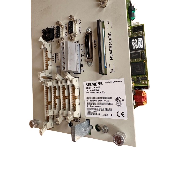 SINUMERIK 810D CPU810D CCU3.4 VERS 6.5 SIEMENS 6FC5410-0AY03-1AA0