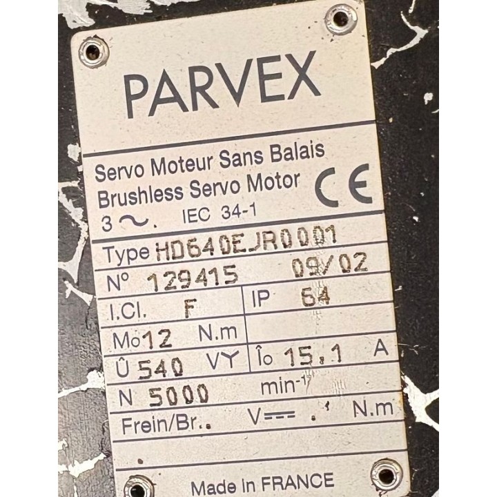 Servomoteur PARVEX HD640EJR0001