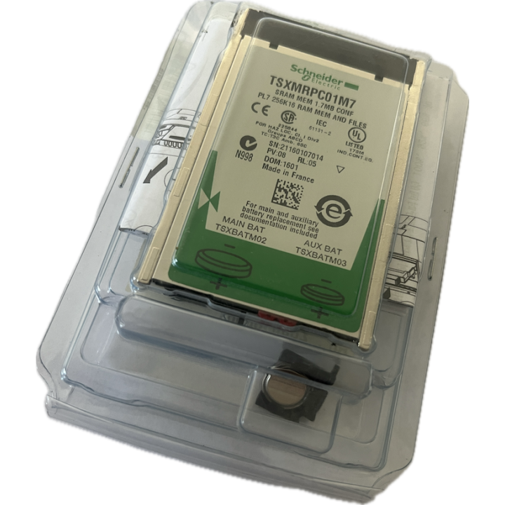 Carte mémoire TSXMRPC01M7 Schneider Modicon SRam  TSX-MRPC-01M7