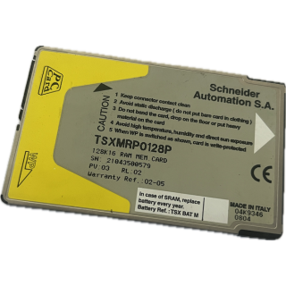 TSXMRP0128P Carte mémoire RAM 128 Ko Modicon Premium Schneider Electric