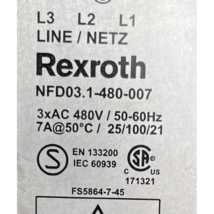 Filtre REXROTH NFD03.1-480-007