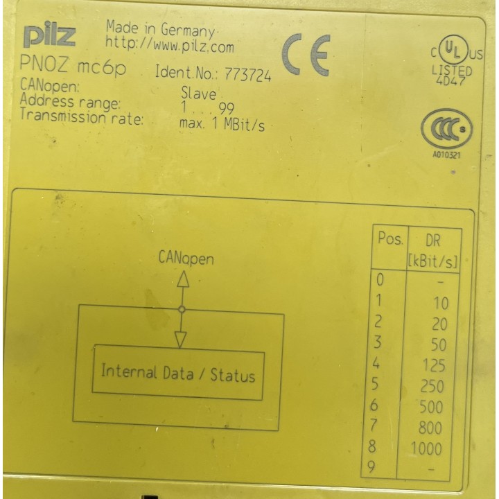 PILZ PNOZ mc6p 773724 / Module d'extension automate