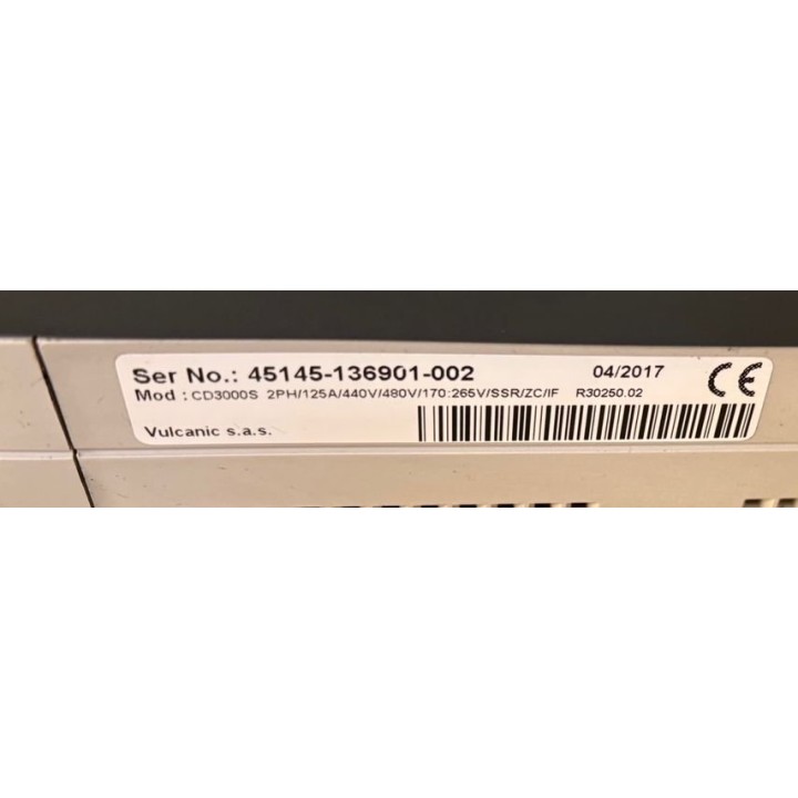 VULCANIC CD3000S 2PH/125A/440V/480V/170:265V/SSR/ZC/IF