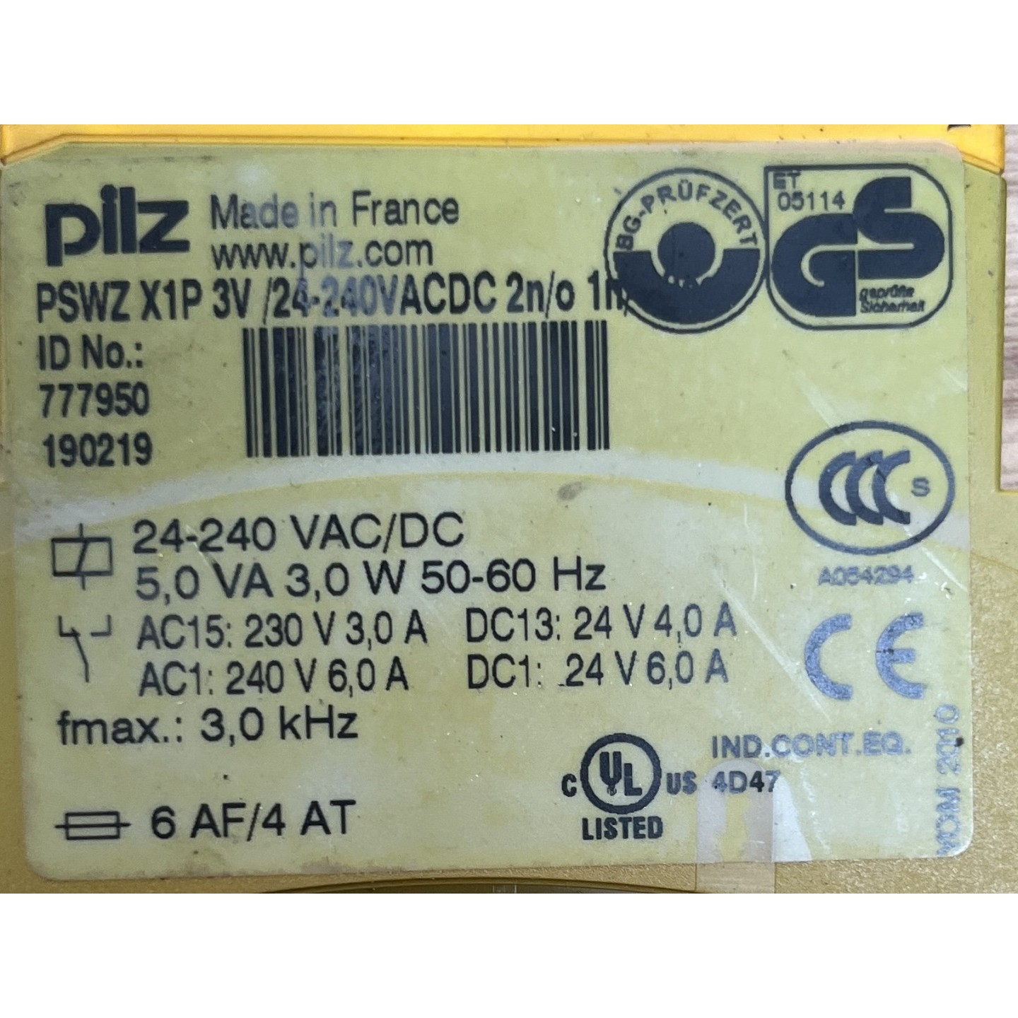 PILZ 777950