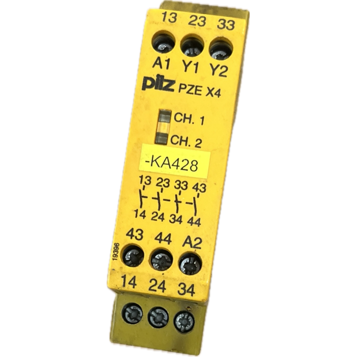 PILZ - 774585 (PZE X4 24VDC 4n/o) - Safety relay