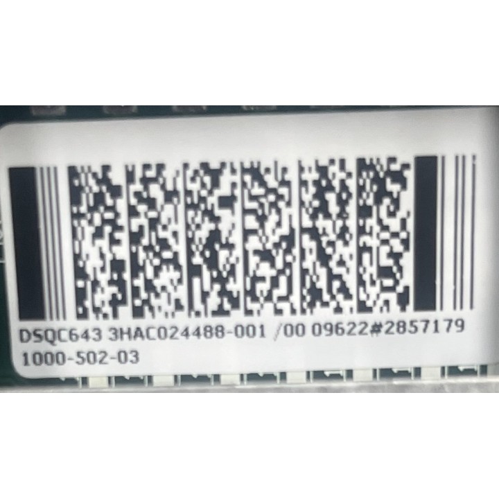 ABB IRC5 Contrôleur Panel Board DSQC 643 3HAC024488-001