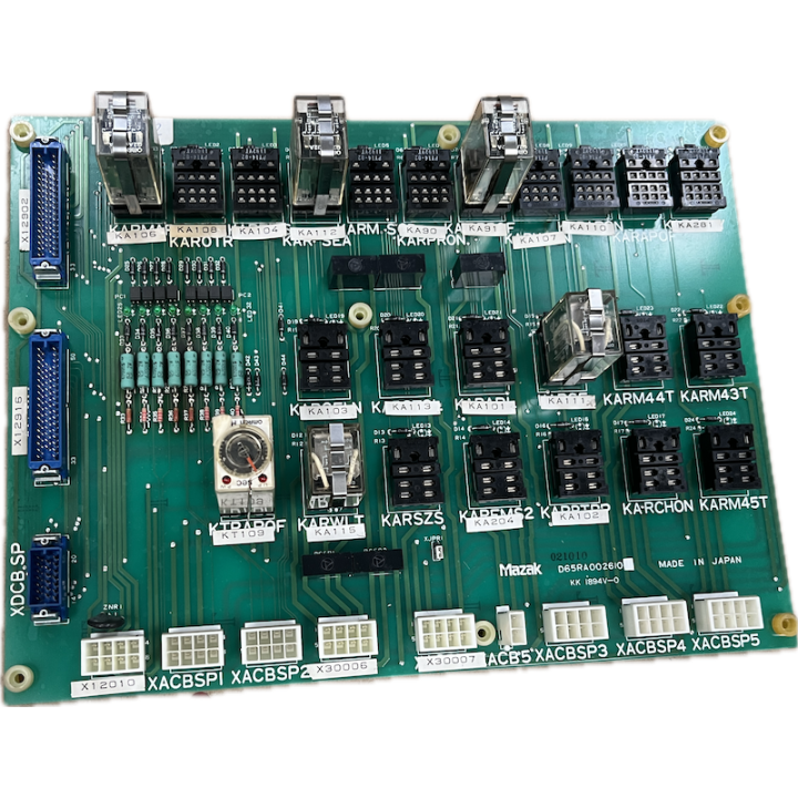 MAZAK D65RA002610 Relay board
