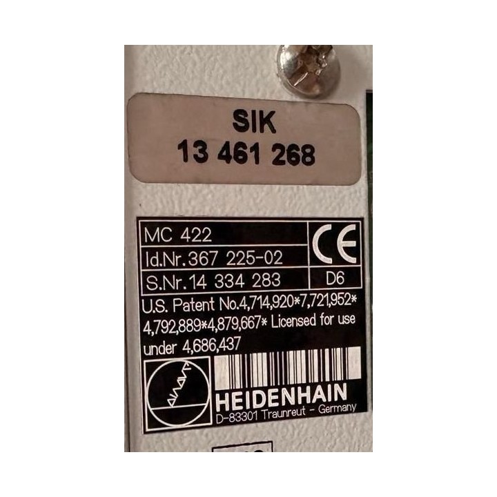 HEIDENHAIN MC 422 Id.Nr. 367 225-02