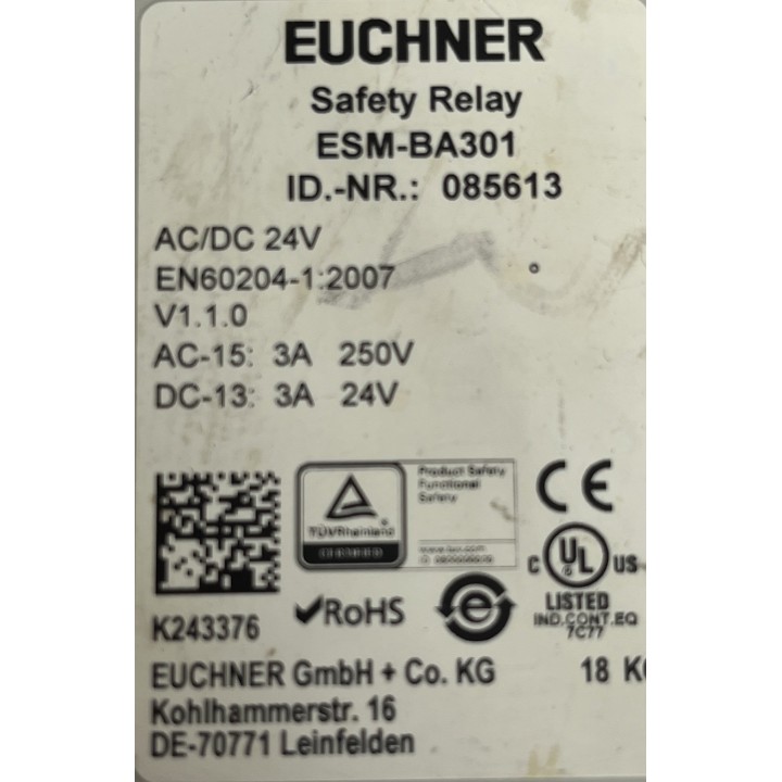Relais EUCHNER ESM-BA301