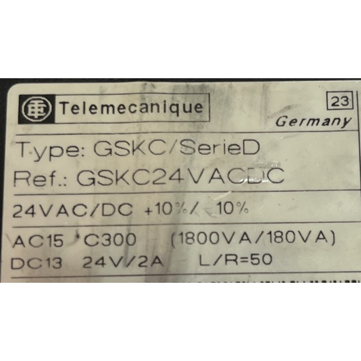 TELEMECANIQUE GSKC-24VAC/DC Relais de sécurité