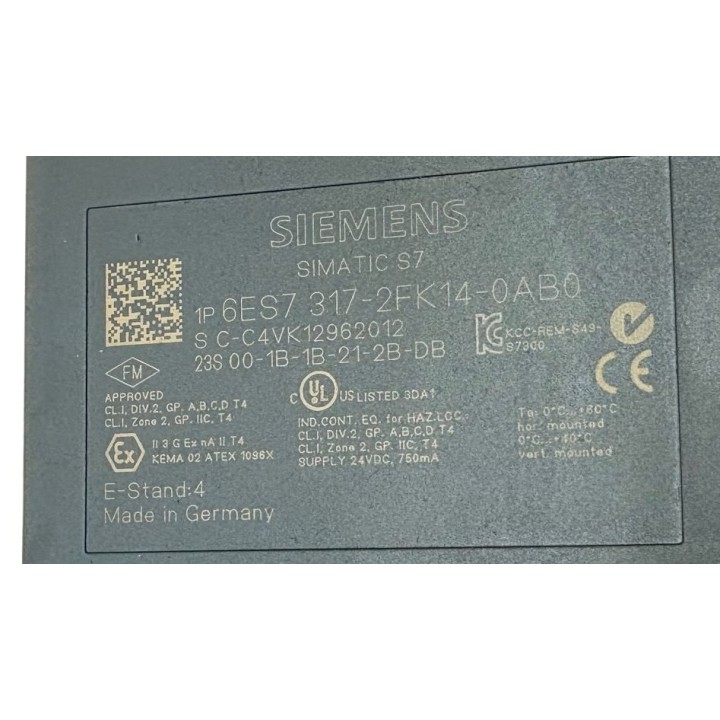 SIMATIC S7 SIEMENS 6ES7317-2FK14-0AB0