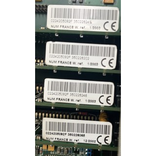 CARTE AXE NUM 0224205092F 0224 205 092 F