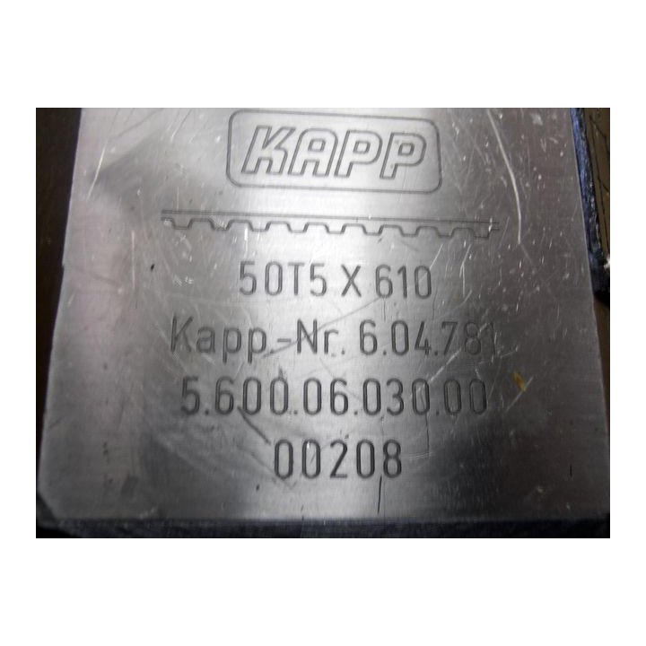 Husillo de desbaste Kapp 6.04.781 diam 40 para la rectificadora KAPP