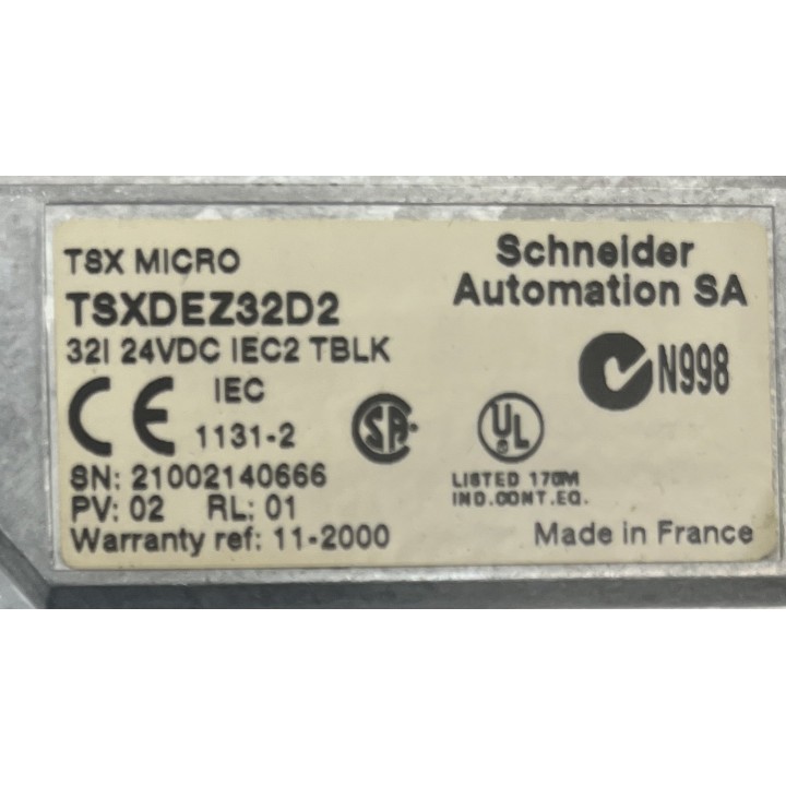 TSXDEZ32D2 SCHNEIDER ELECTRIC TELEMECANIQUE TSX MICRO