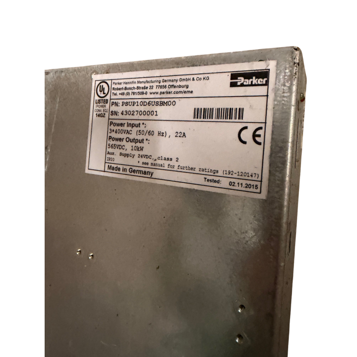Variateur PARKER PSUP10D6USBM00