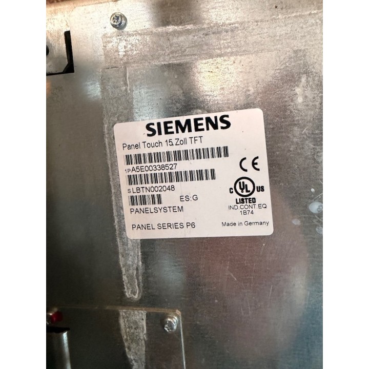 Panel Touch 15 Zoll TFT SIEMENS A5E00338527 + remote 120-240V simatic panel pc SIEMENS A5E00126822