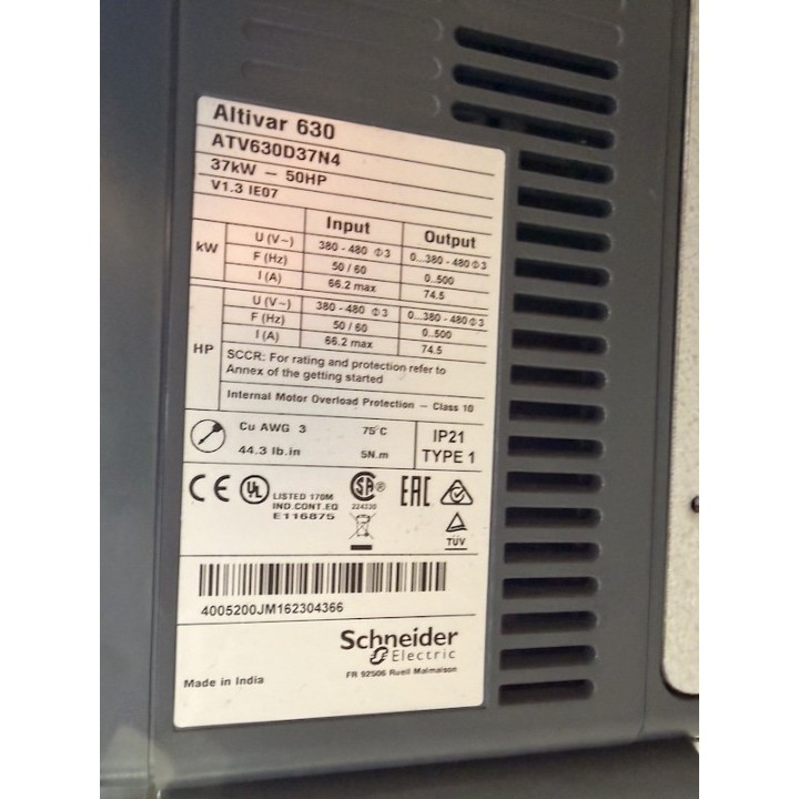 Variateur ALTIVAR 630 SCHNEIDER ATV630D37N4