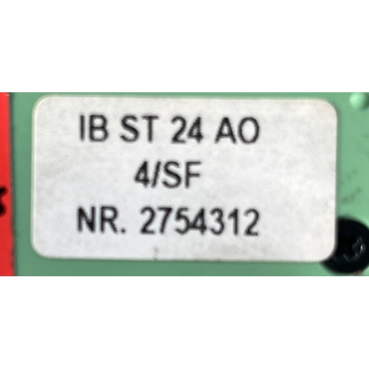 PHOENIX CONTACT 2754312- IB ST 24 AO 4/SF