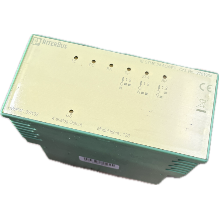 Phoenix 2701954 - IB STME 24 AO 4/EF - Bloc électronique de rechange