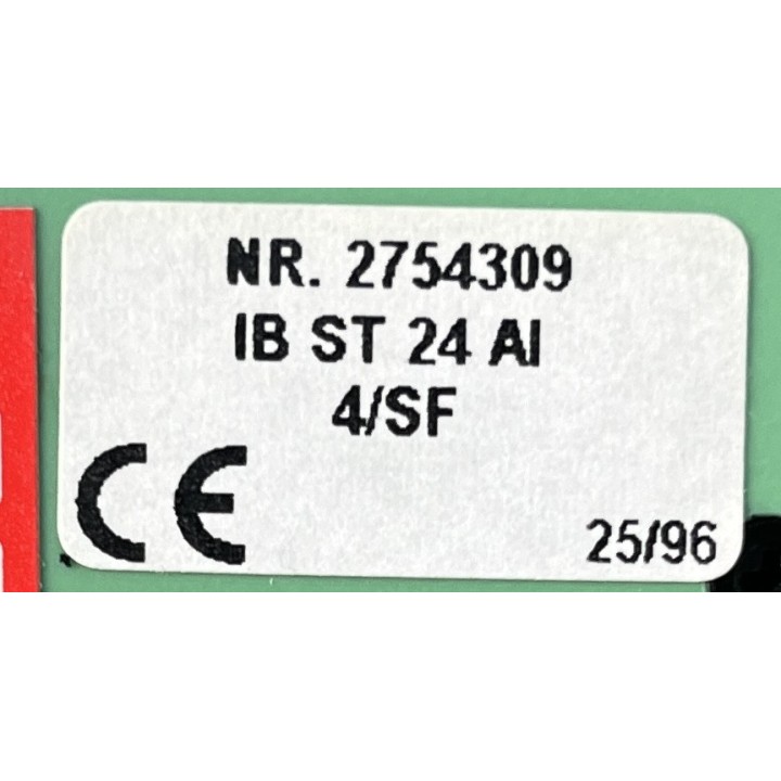 Phoenix 2754309 - IB ST 24 AI 4/SF - I/O module