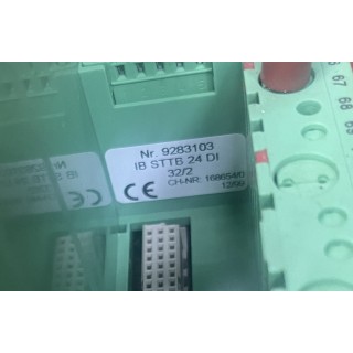 PHOENIX CONTACT IB STTB 24 DI 32/2 Nr 9283103 DIGITAL INPUT BASE 3A