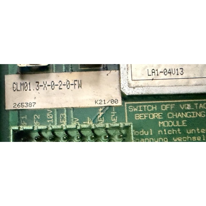 INDRAMAT CLM01.3-X-0-2-0-FW