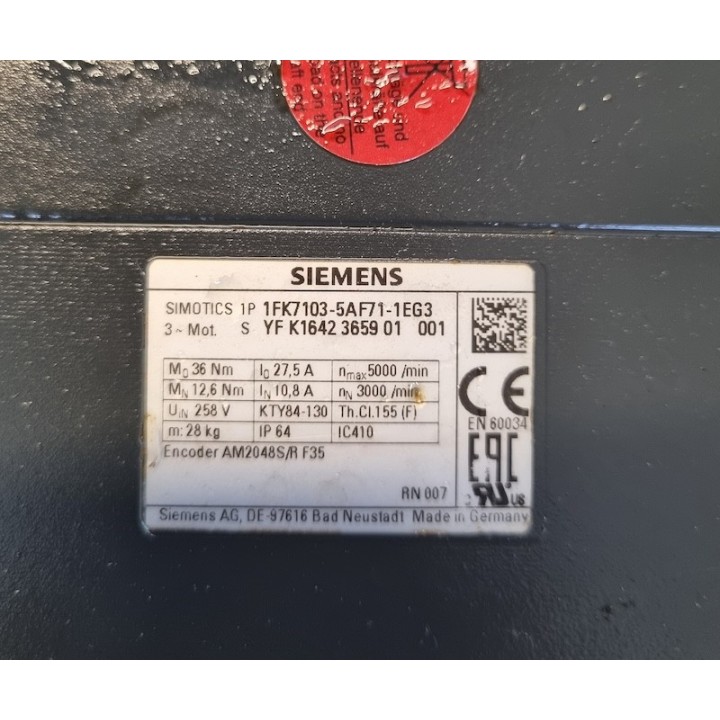 SIEMENS 1FK7103-5AF71-1EG3