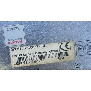 Rexroth DKC01.3-040-7FW / 279426